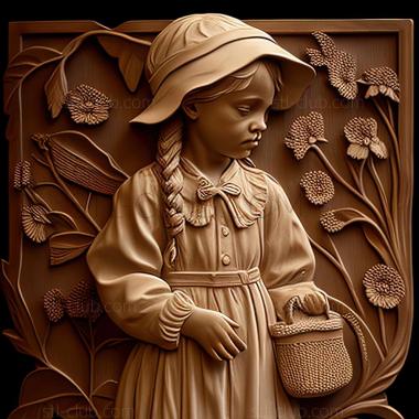 3D model Kate Greenaway (STL)